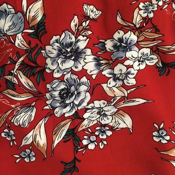 Bebop Red Floral Dress - Picture 6 of 8